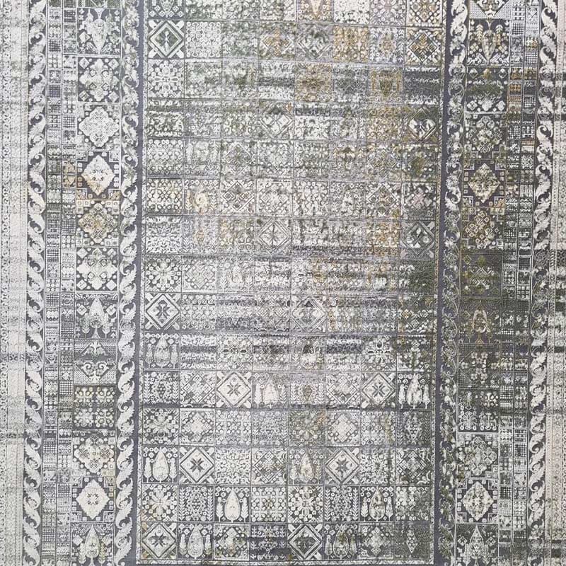 طرح خشتی باستان سیلور سبز 1200 شانه وینتیج — تصویر ۳