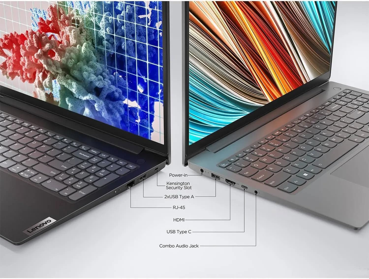 لپ تاپ لنوو مدل Lenovo V15 G2 IJL Intel Celeron N4500 16GB RAM 1TB SSD 15.6-inch FHD TN Laptop — تصویر ۴