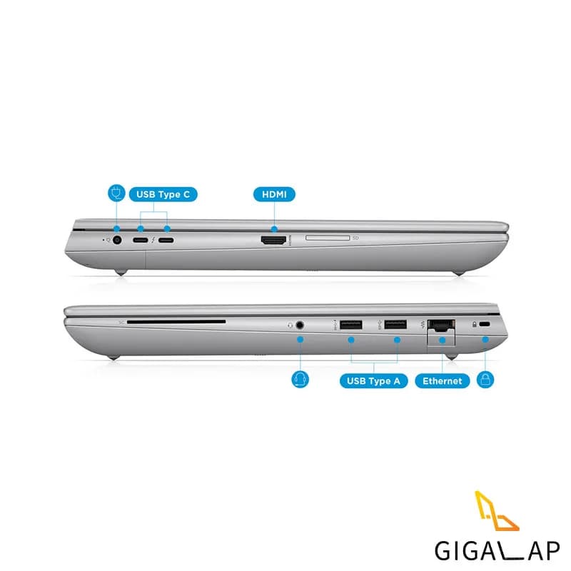 لپ تاپ استوک HP ZBOOK FURY 16 G11 | I9 13950HX| 2TB SSD |12GB RTX 3500 ada — تصویر ۷