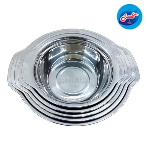 سرویس لگن استیل یونیک 5 پارچه سایز 24 تا 32 — تصویر ۵