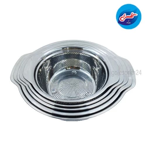 سرویس آبکش استیل یونیک 5 پارچه سایز 24 تا 32 — تصویر ۵