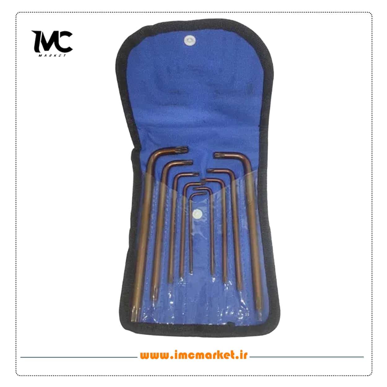 ست آچار آلن ستاره‌ای فوق بلند استارمکس مدل SHL-18SS09TL