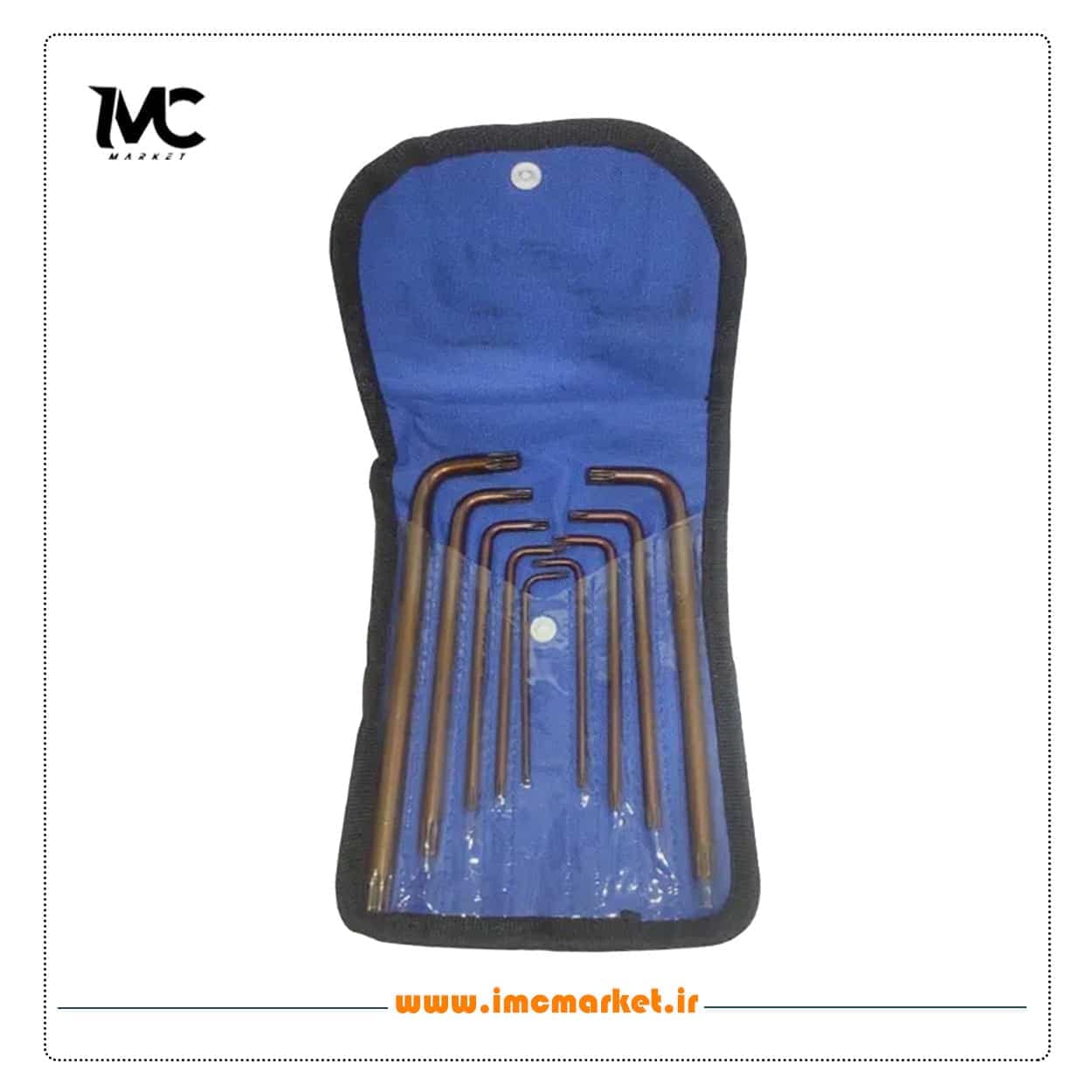 ست آچار آلن ستاره‌ای بلند استارمکس مدل SHL-18SS09TM