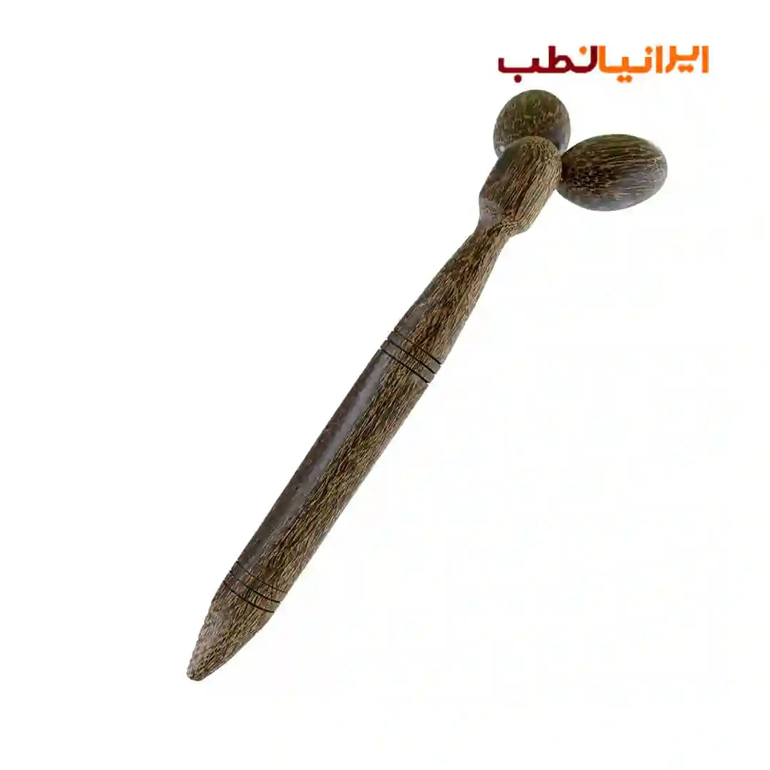رول چوبی ماساژ صورت و بدن (ماساژور بدن دسته بلند) — تصویر ۲