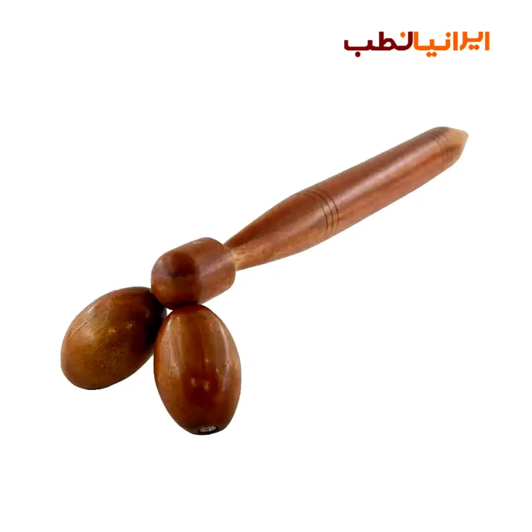 رول چوبی ماساژ صورت و بدن (ماساژور بدن دسته بلند)