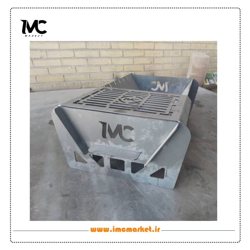 منقل کبابی جمع‌شو IMC سایز 60 – مجهز به صفحه مخصوص قابلمه و ماهیتابه