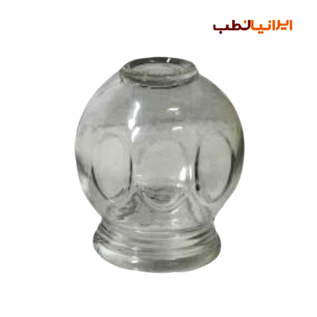 لیوان شیشه ای بادکش گرم Dr.R شماره 3