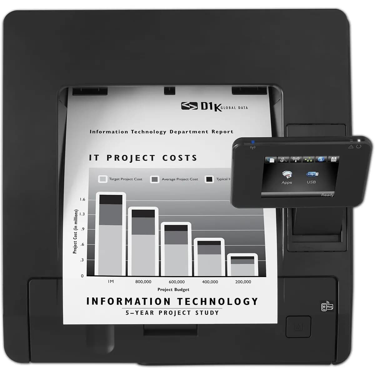 پرینتر تک رنگ لیزری اچ پی HP LaserJet Pro 400 M401dn Printer — تصویر ۵