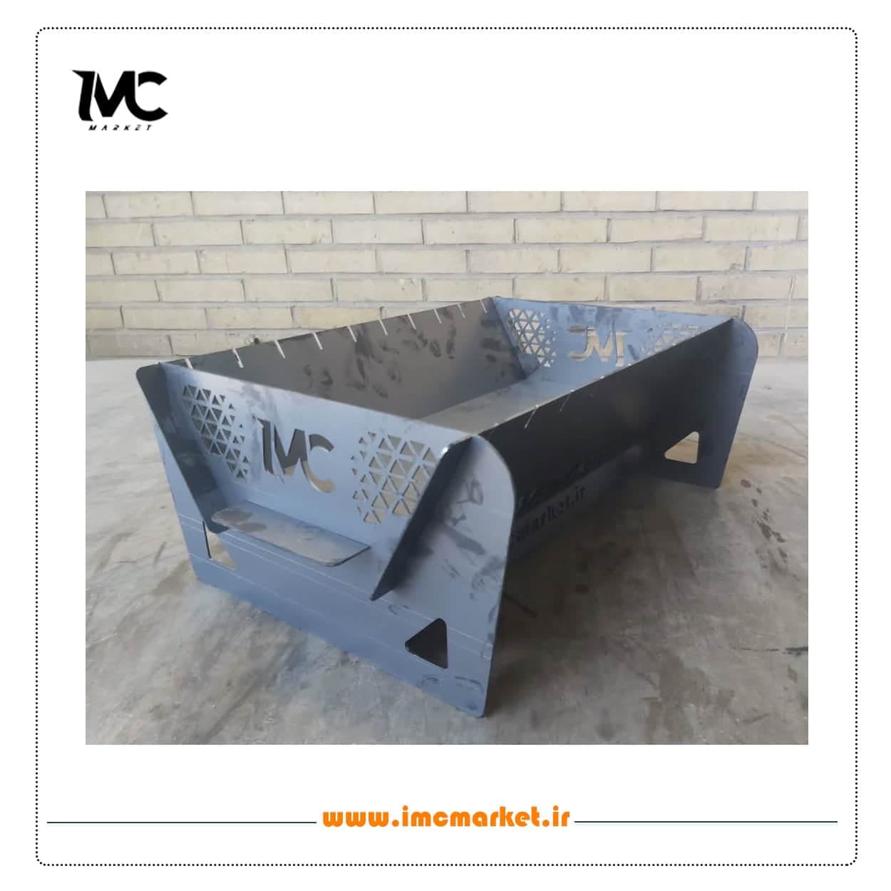 منقل کبابی جمع‌شو IMC سایز 50 – مناسب کمپینگ، پیک‌نیک و استفاده در خانه