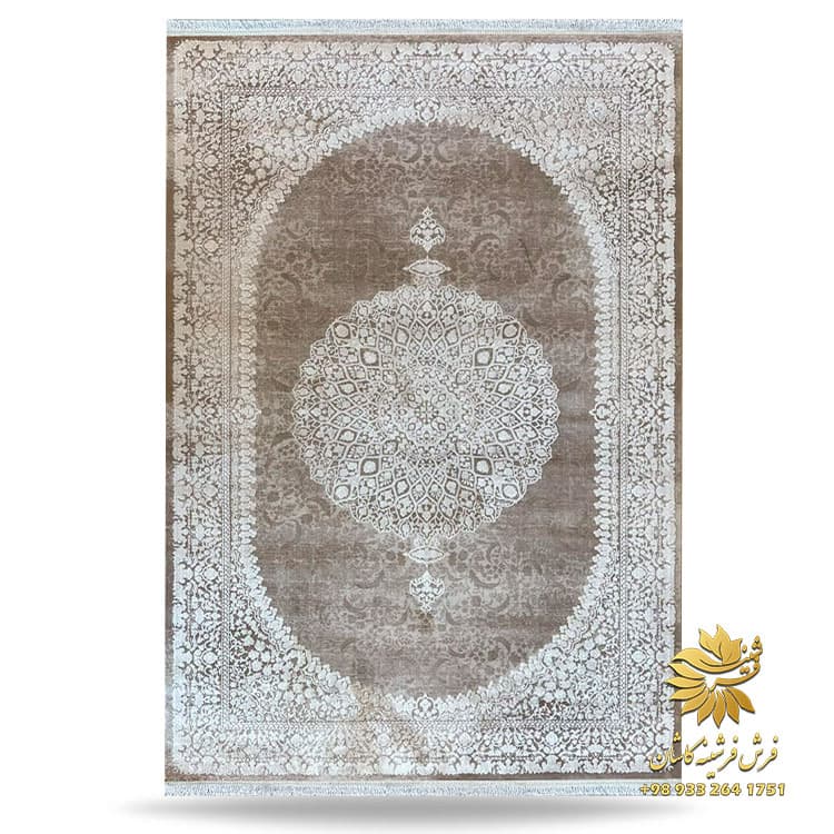 فرش نسکافه ای شیک 700 شانه اکرولیک 71050nw