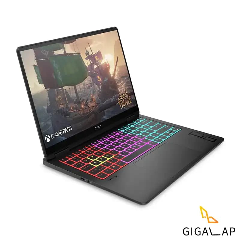 لپ تاپ HP OMEN TRANSCEND14 | ULTRA7_155H | 8GB RTX 4060 | 2K 120Hz — تصویر ۳