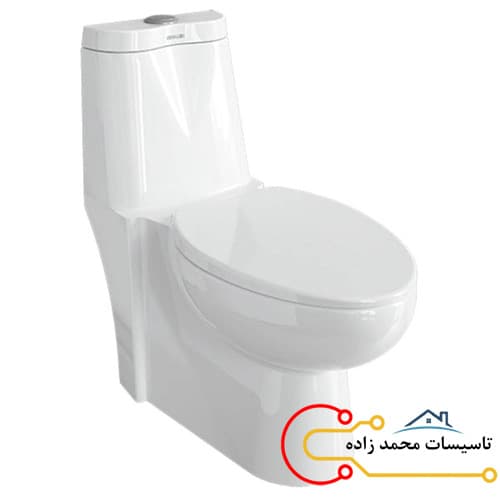 توالت فرنگی یک تکه طاووس چینی کرد