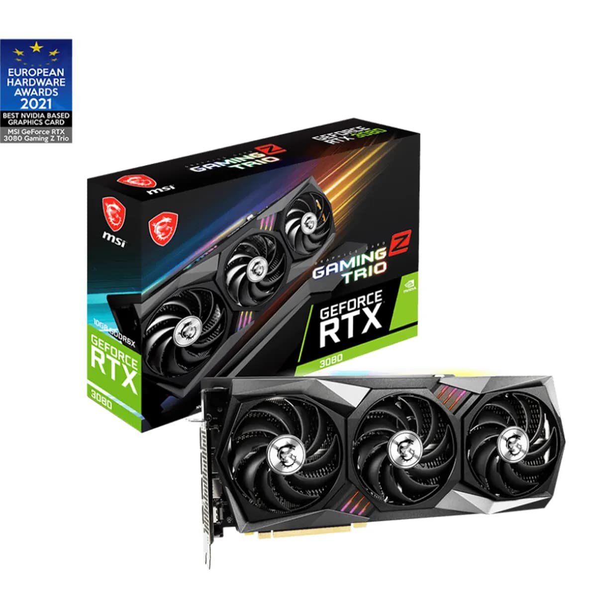 کارت گرافیک ام اس آی MSI GeForce RTX 3080 GAMING Z TRIO 10GB — تصویر ۶