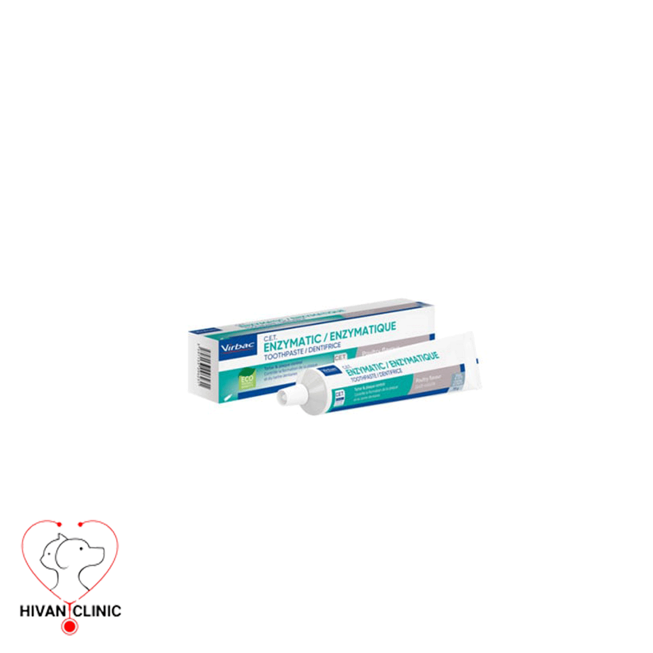 خمیر دندان سگ و گربه ویرباک با طعم مرغ (Virbac Toothpaste)