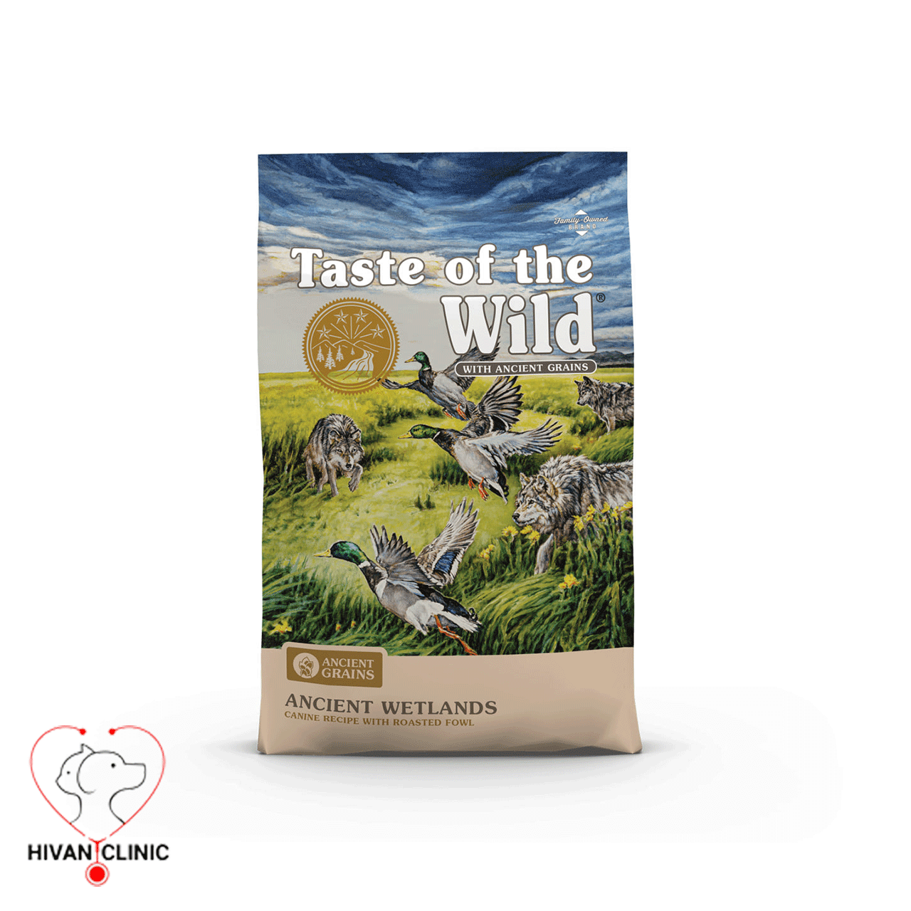 غذای خشک سگ تیست اف دِ وایلد سگ طعم بلدرچين و اردک “Taste Of the Wild Ancient Wetlands”