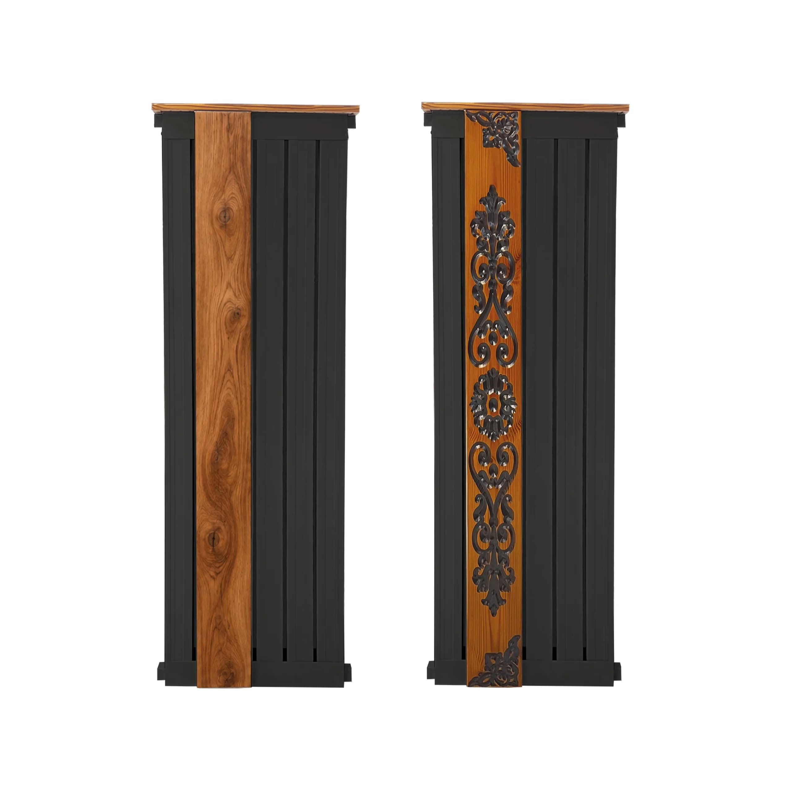 رادیاتور ایستاده هاتیپس مدل ارکیده مشکی 140cm