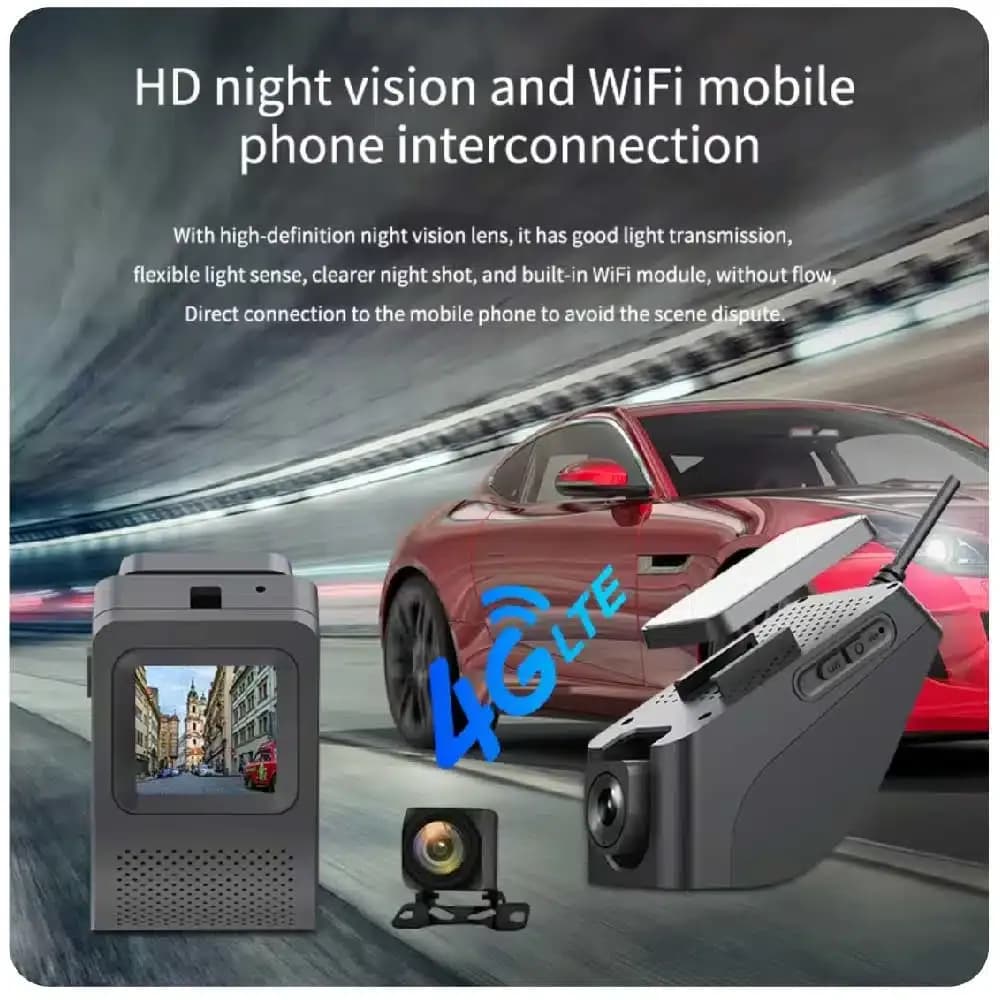 دوربين خودرو سيم كارت خور 4G K19 — تصویر ۳