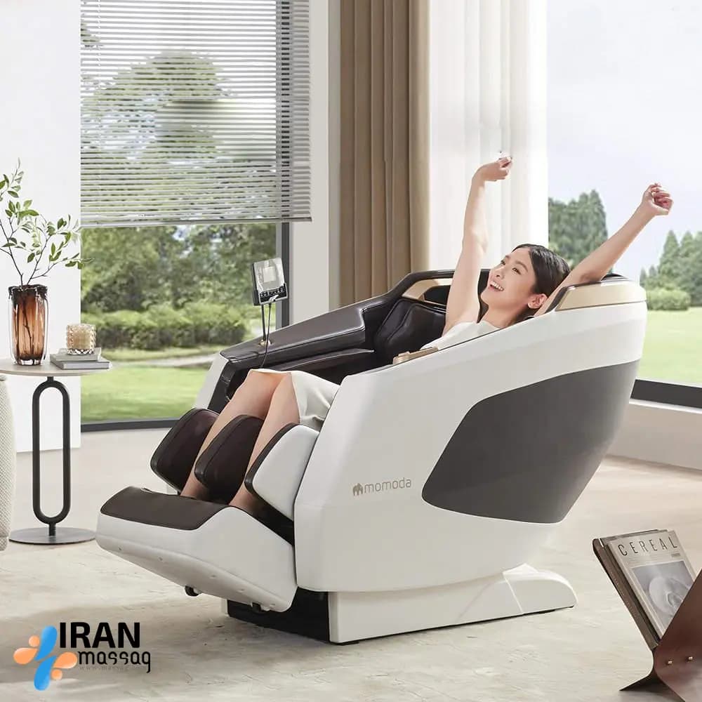 صندلی ماساژور هوشمند شیائومی Momoda مدل M525 Pro (با شرایط اقساطی) | با فناوری ماساژ مغناطیسی | بلندگوهای بلوتوث HIFI — تصویر ۴