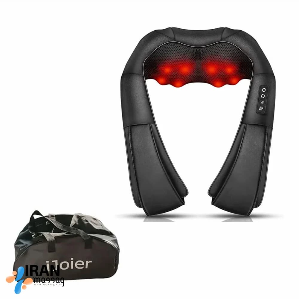 ماساژور گردن و بدن مدل QY-80R | ماساژور غلتکی با گرمایش هوشمند