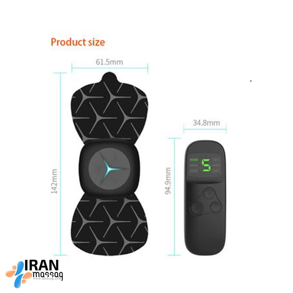 ماساژور پروانه ای EMS چند منظوره CRE-AS-021 | با ۶ حالت ماساژ و ۱۰ سطح شدت — تصویر ۶