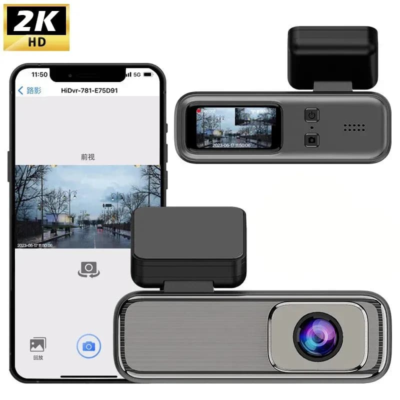 دوربین خودرو وای فای دار 2K فلزی مدل Q6