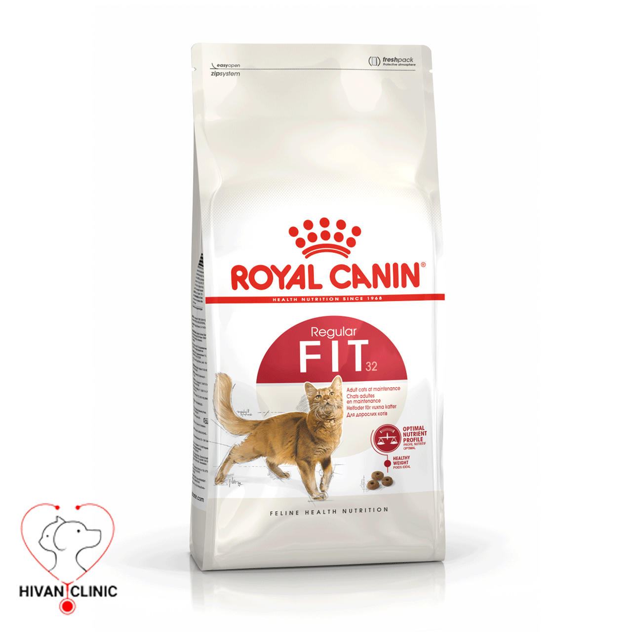 غذای خشک گربه رویال کنین مدل فیت 2کیلو ( ROYAL CANIN© FIT kg2 )