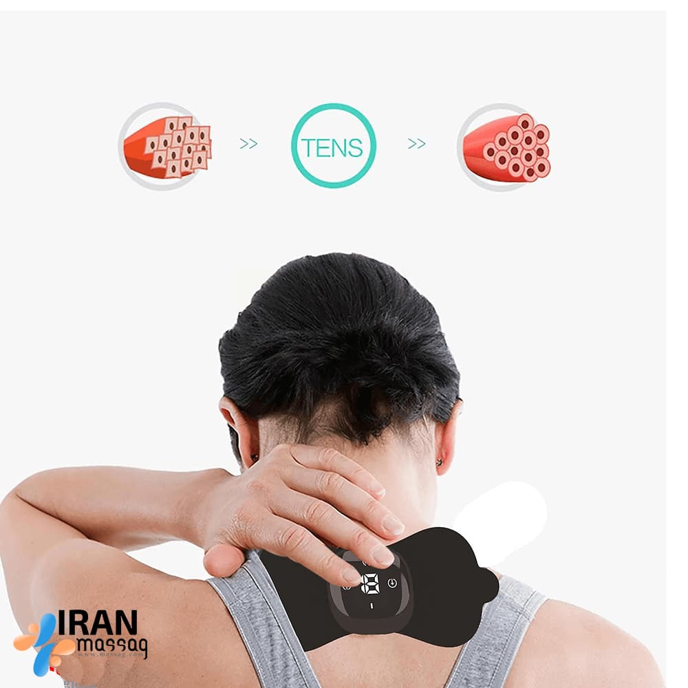 ماساژور پروانه ای آیجویر مدل LFK-AS-034-A | دارای ده پد ماساژ و عملکرد گرمایی — تصویر ۲