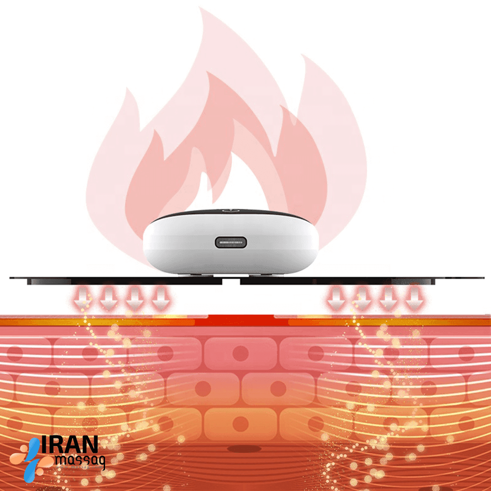 ماساژور پروانه ای آیجویر مدل LFK-AS-034-A | دارای ده پد ماساژ و عملکرد گرمایی — تصویر ۳