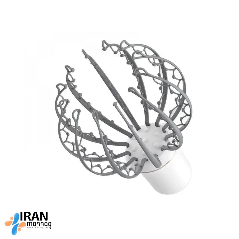 ماساژور سر شارژِی آیجویر KK-002 / kk-001 | کاهش استرس، افزایش جریان خون و تقویت فولیکول‌های مو — تصویر ۴