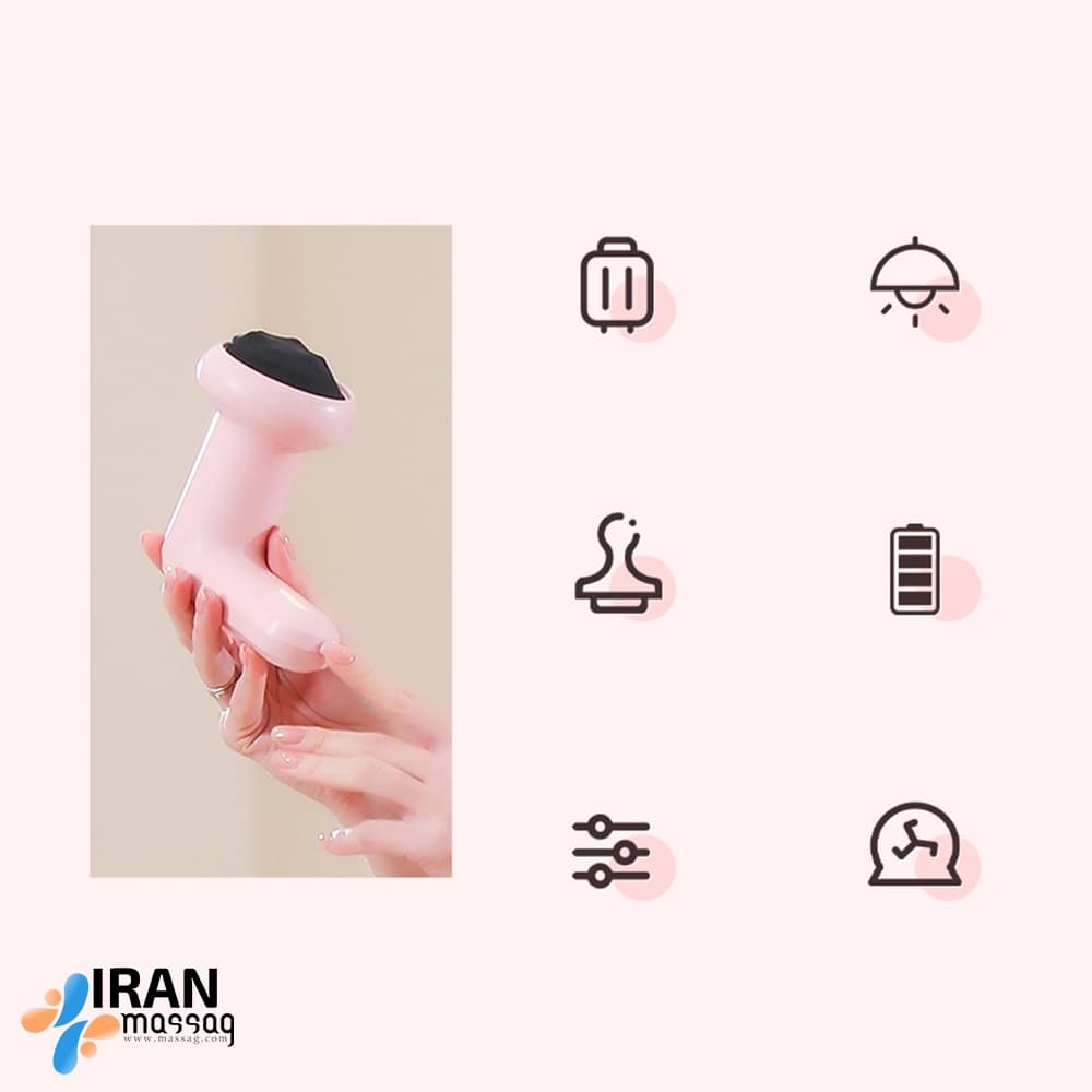 ماساژور تفنگی آیجویر YX-720 | برای لاغری، پیکرتراشی، کانتورینگ، و رفع سلولیت — تصویر ۷