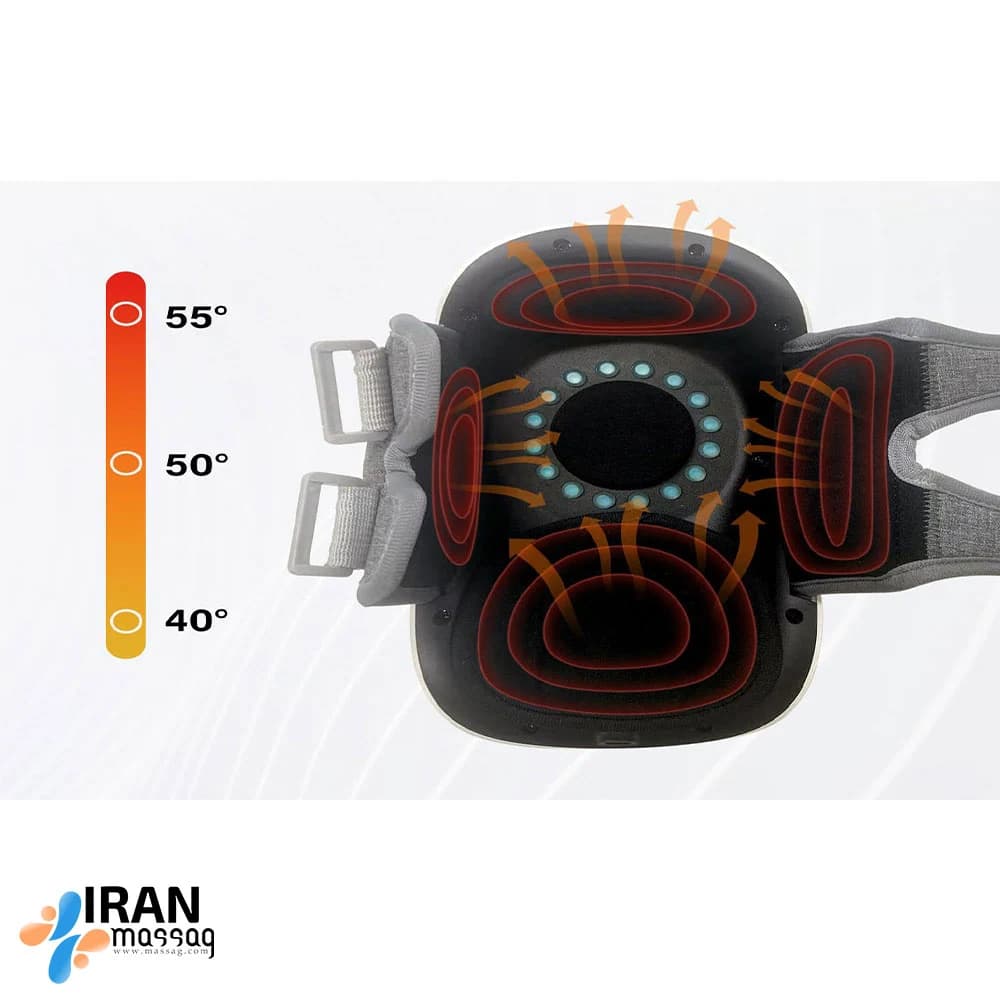 ماساژور زانو هوشمند Heated Knee Massager ST-1102 | تسکین فوری درد با مادون قرمز — تصویر ۳