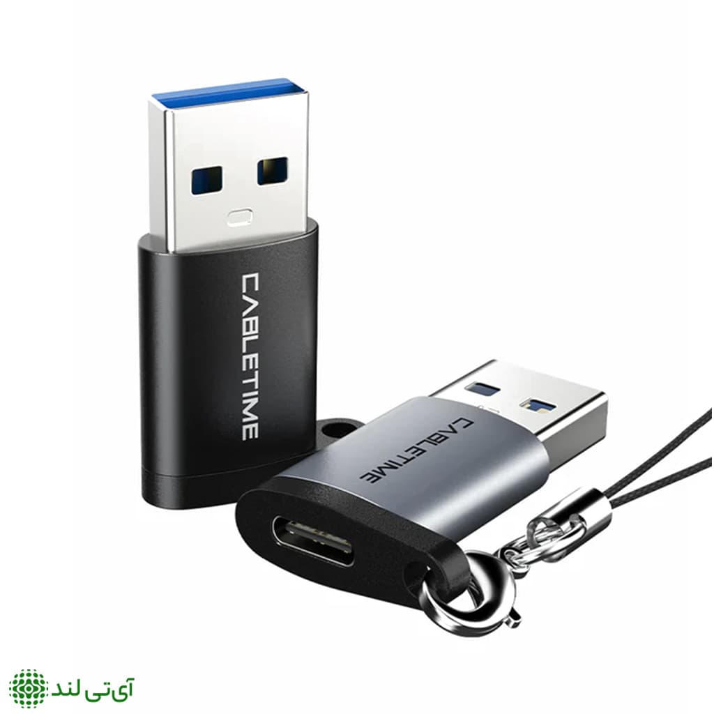 تبدیل TYPE-C به USB کِیبِل تایم مدل Cabletime CP73G