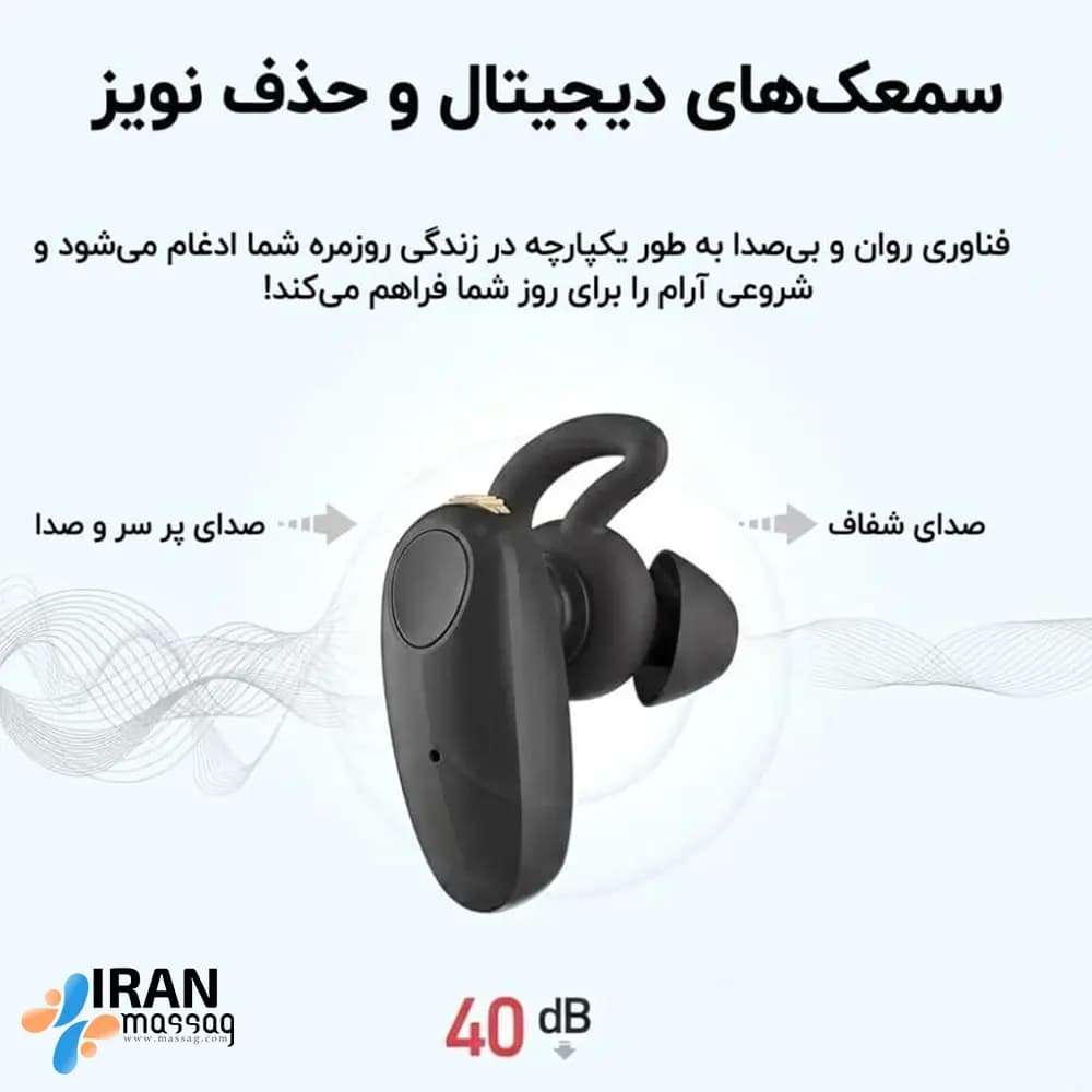 سمعک دیجیتال آیجویر TS_601D | سمعک دو گوش 16 کاناله با کاهش نویز هوشمند — تصویر ۲