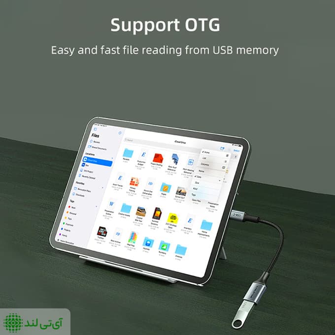 تبدیل TYPE-C به USB کِیبِل تایم مدل Cabletime CP60G — تصویر ۴