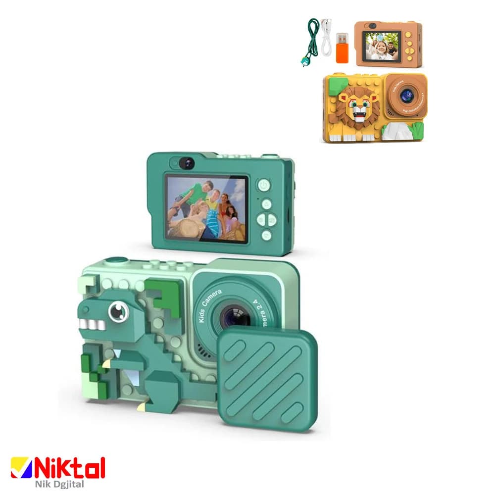 دوربین دیجیتال کودک مدل C58 | باصفحه نمایش 2.4 اینچی HD IPS — تصویر ۷