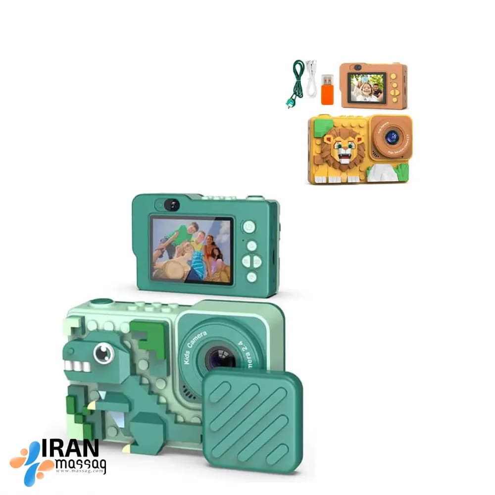 دوربین دیجیتال کودک مدل C58 | باصفحه نمایش 2.4 اینچی HD IPS — تصویر ۲