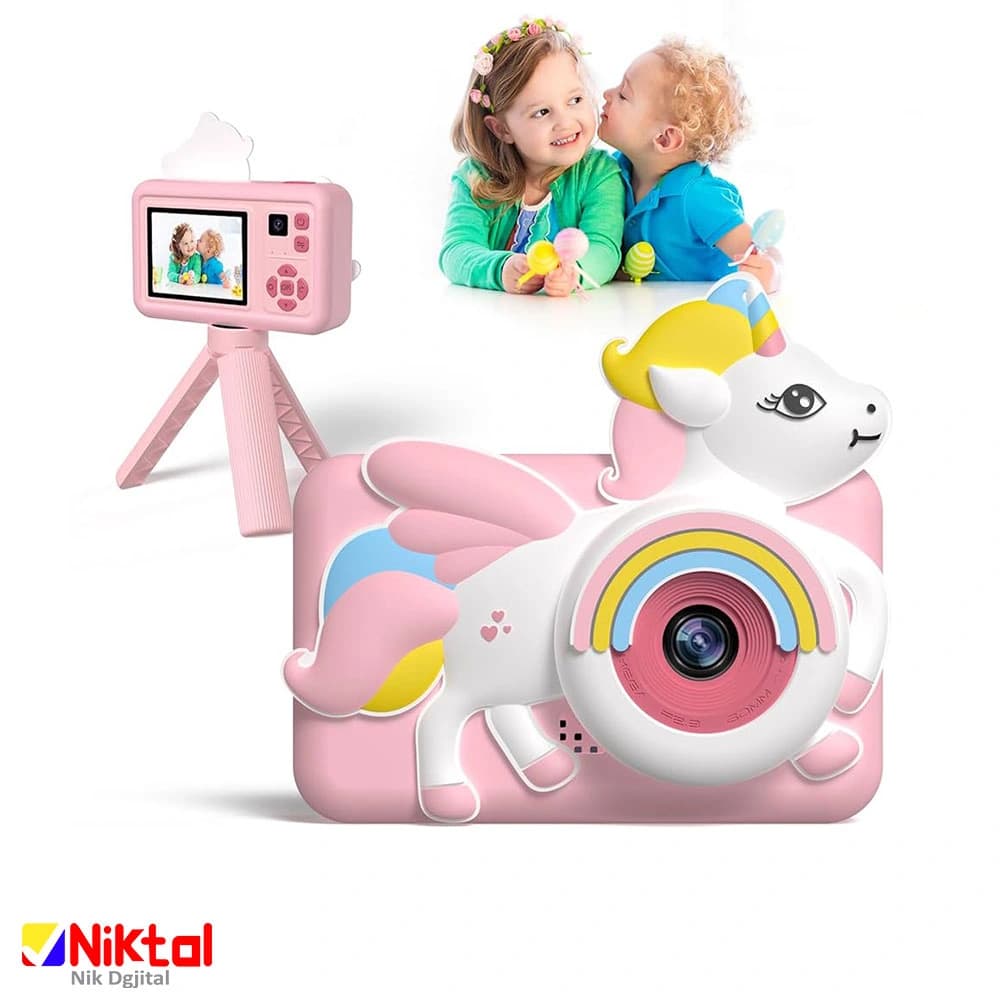 دوربین دیجیتال کودک C62 | دارای قابلیت اسکن و سه‌پایه همراه — تصویر ۴