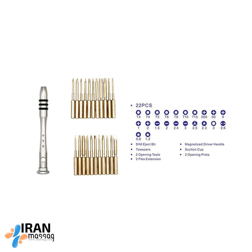 پیچ گوشتی و ست سرپیچ چند منظوره مدل KS-8032
