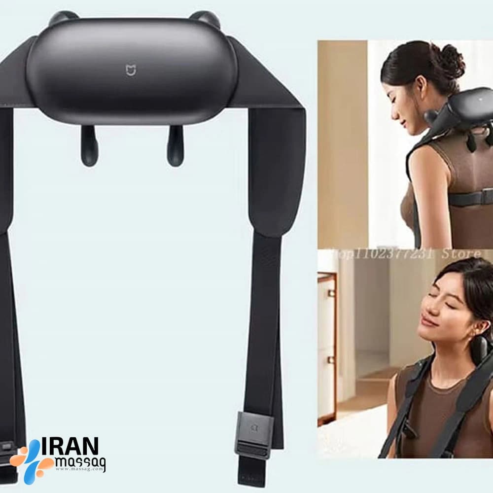 ماساژور گردن و شانه هوشمند شیائومی مدل Mijia MJJJAMY01YMYY: تسکین خستگی با فناوری TENS و گرمایش هوشمند — تصویر ۴