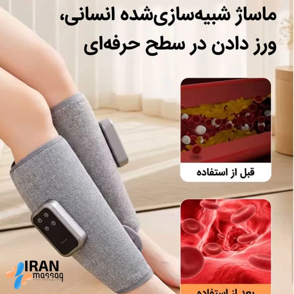 ماساژور پا آیجویر مدل YX_A07: رفع خستگی، کمپرس گرم، ۳ حالت ماساژ — تصویر ۲