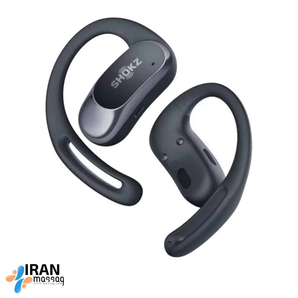 هدفون ورزشی افترشاکز SHOKZ OpenFit Air (مشکیT511)|با عمر باتری طولانی وحذف نویز