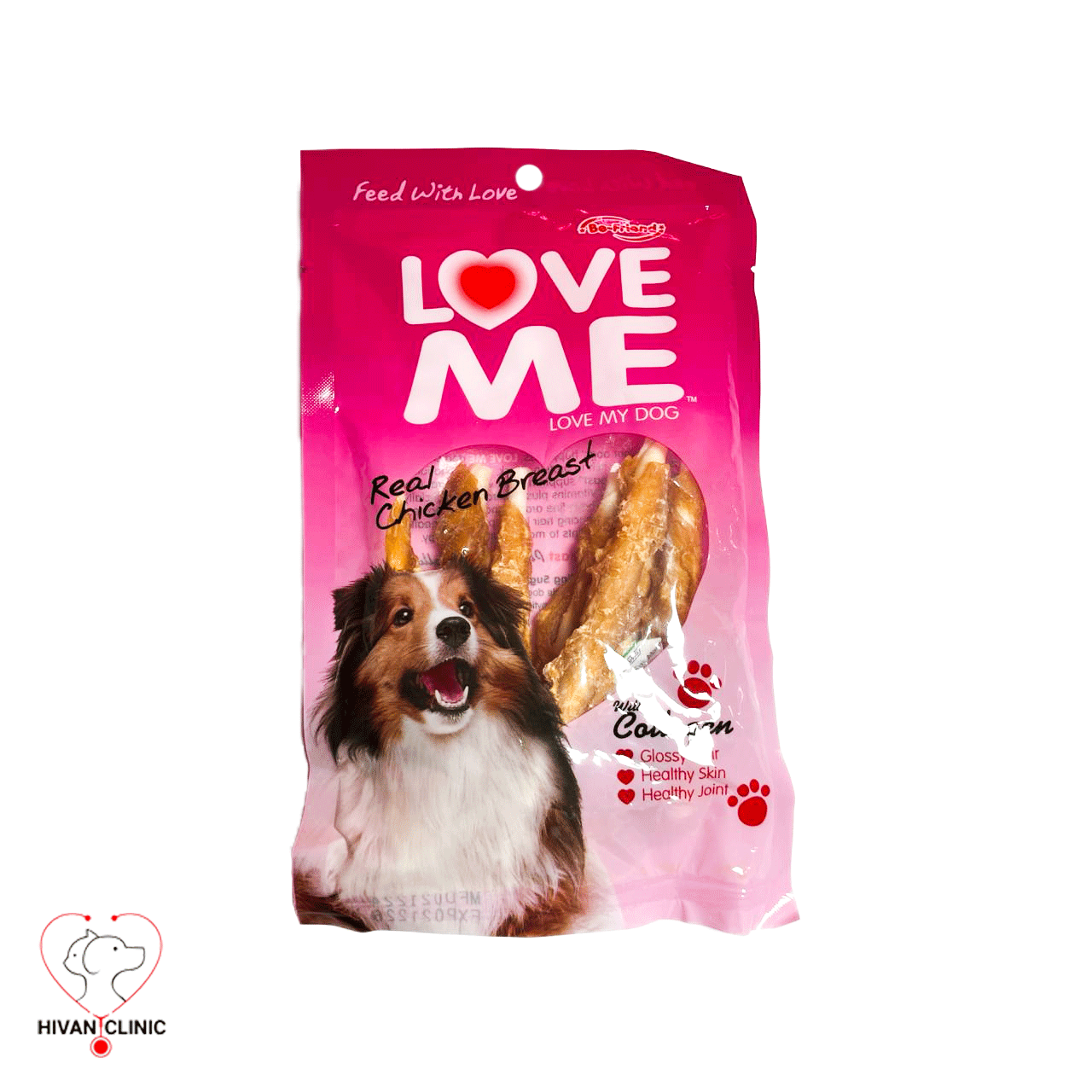 تشویقی سگ لاومی مدل میله ای طعم مرغ(Love Me Chicken Flavored Dog Treats)