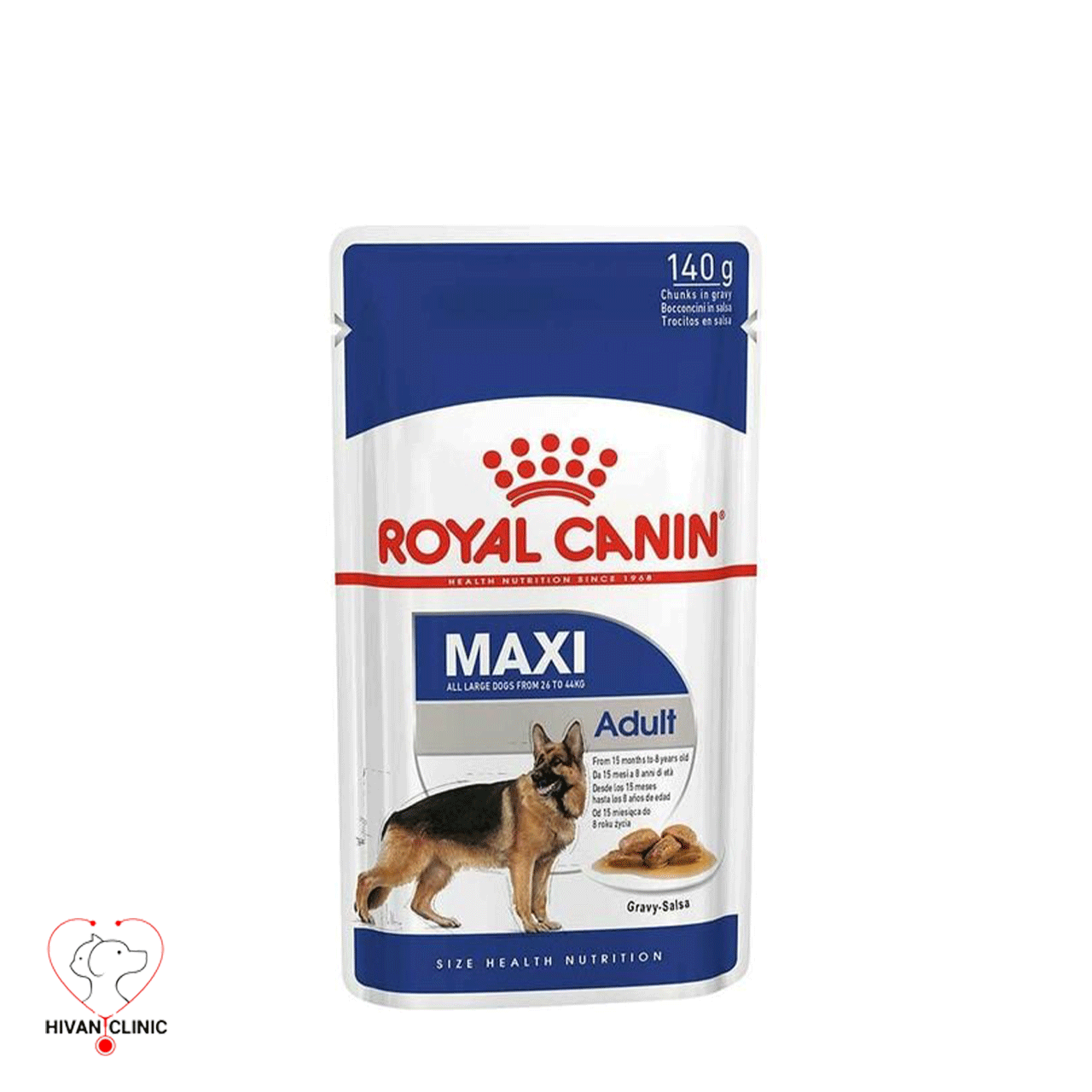 پوچ رویال کنین سگ مکسی ادالت (ROYAL CANIN® Maxi Adult food)