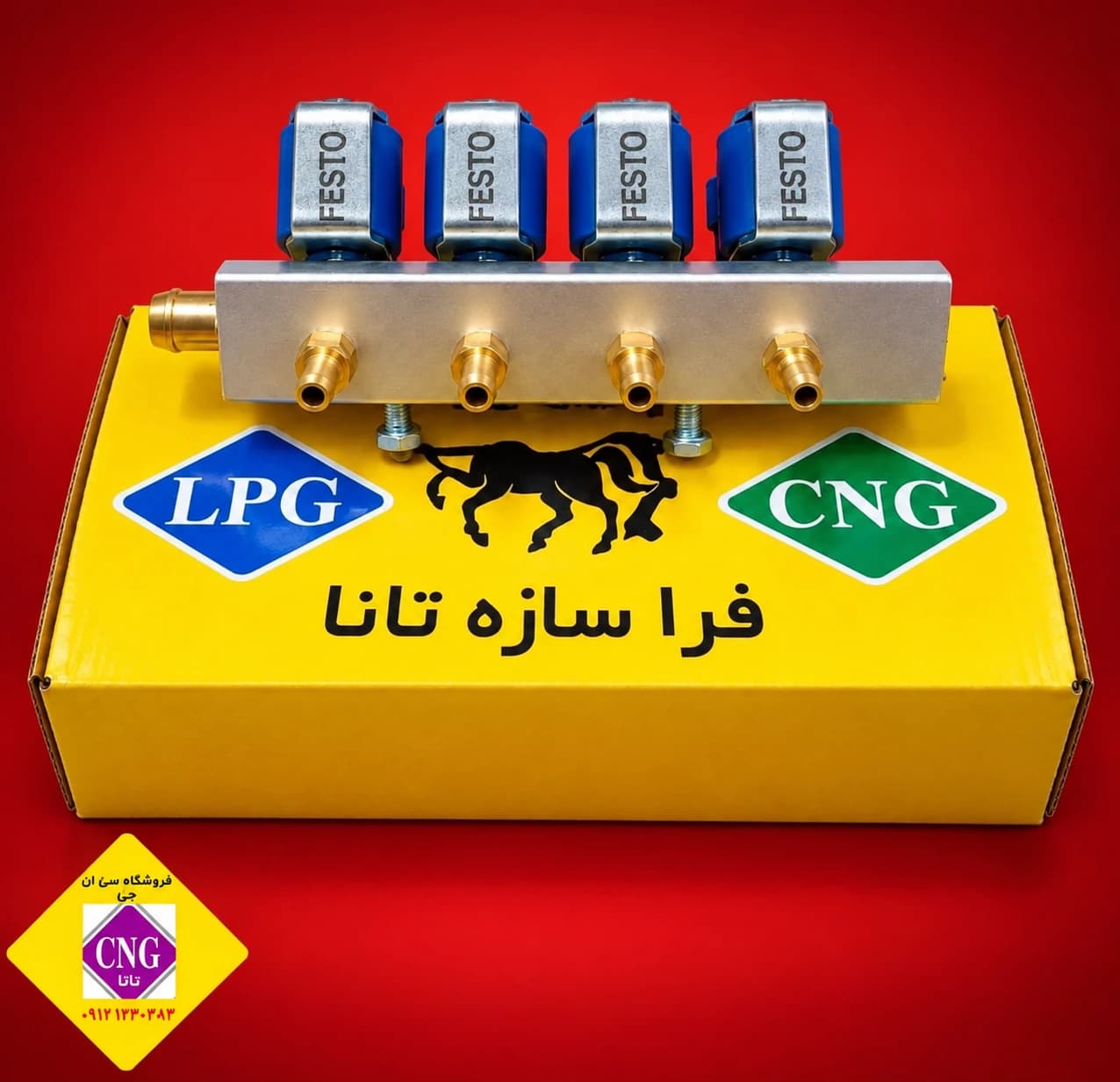 ریل سوخت نیسان یورو 2 و 4 فستو دوزمانه