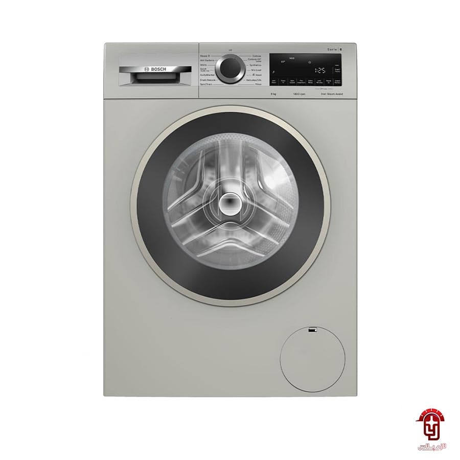 ماشین لباسشویی بوش مدل wga2440xme نقره ای ۹ کیلو — تصویر ۲