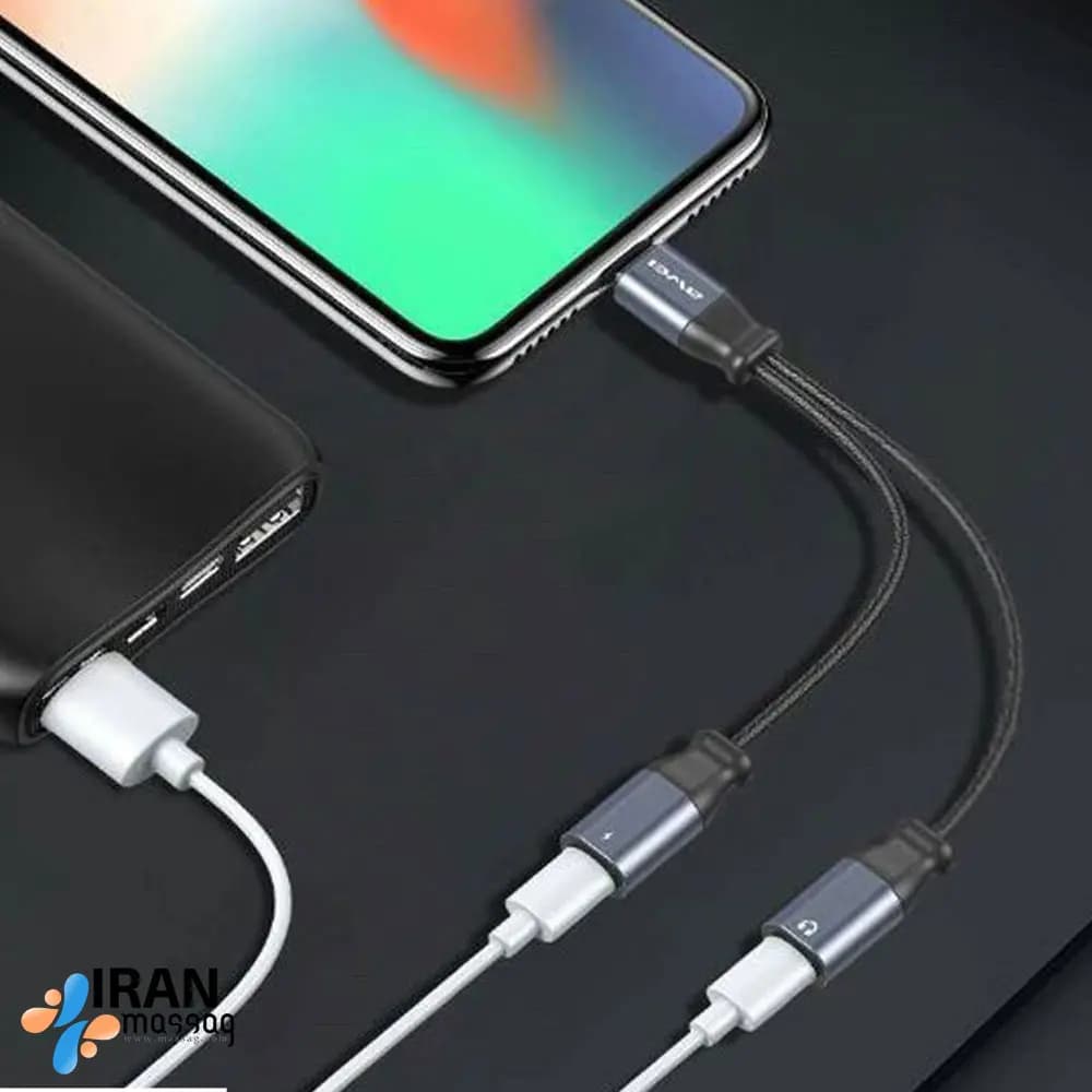 کابل تبدیل شارژر و هدفون Awei CL-72 | مناسب برای انواع آیفون — تصویر ۴
