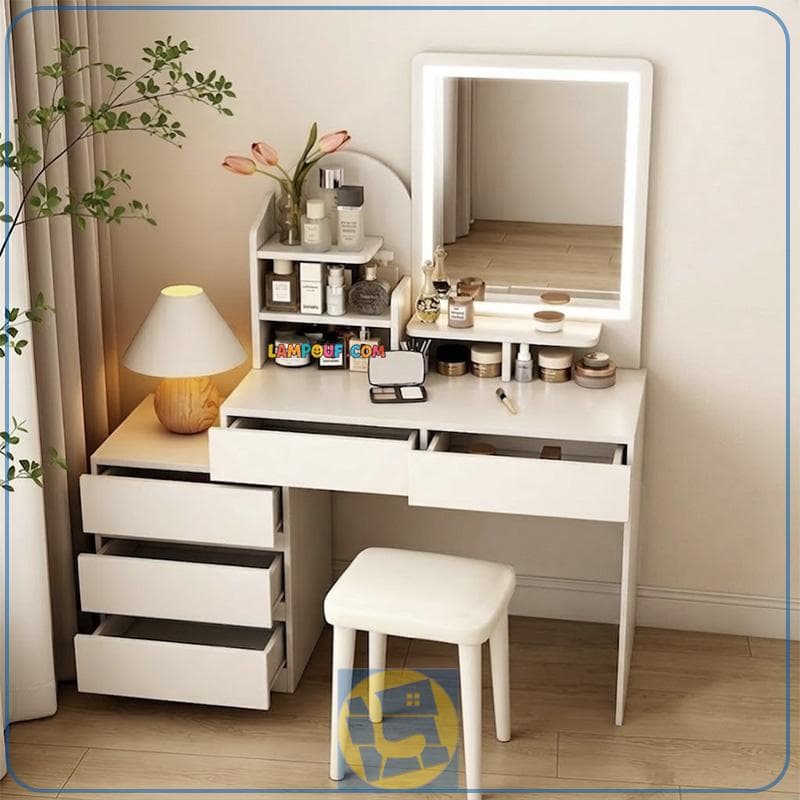 میز آرایش لامپ دار DJ773 — تصویر ۴