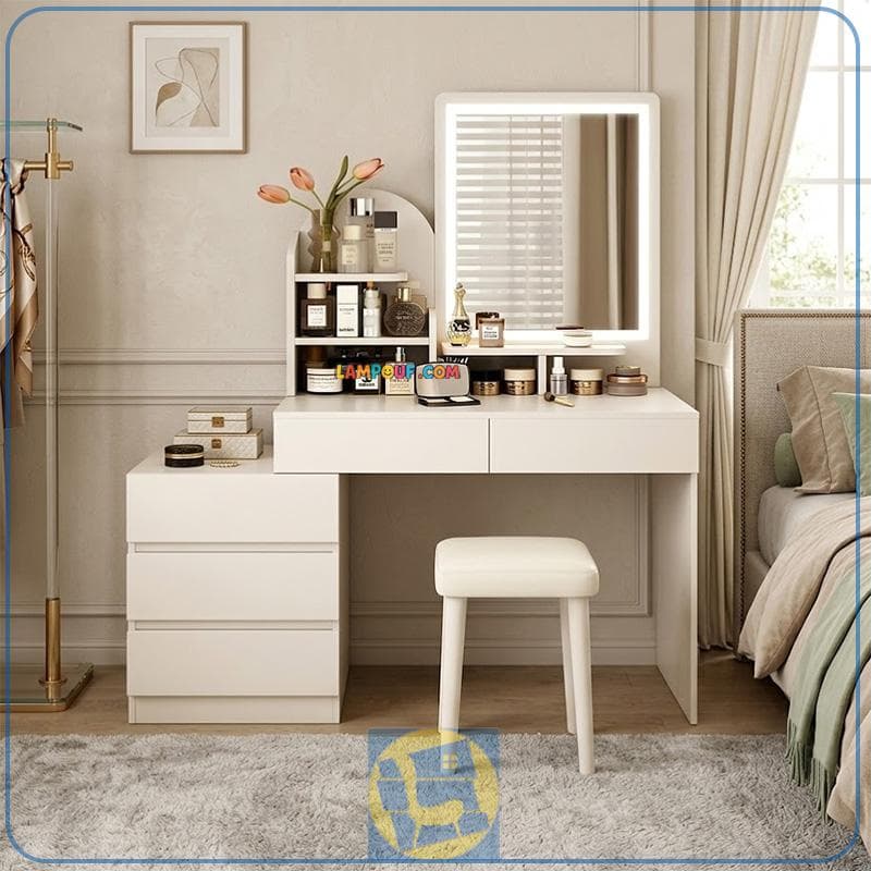میز آرایش لامپ دار DJ773 — تصویر ۳