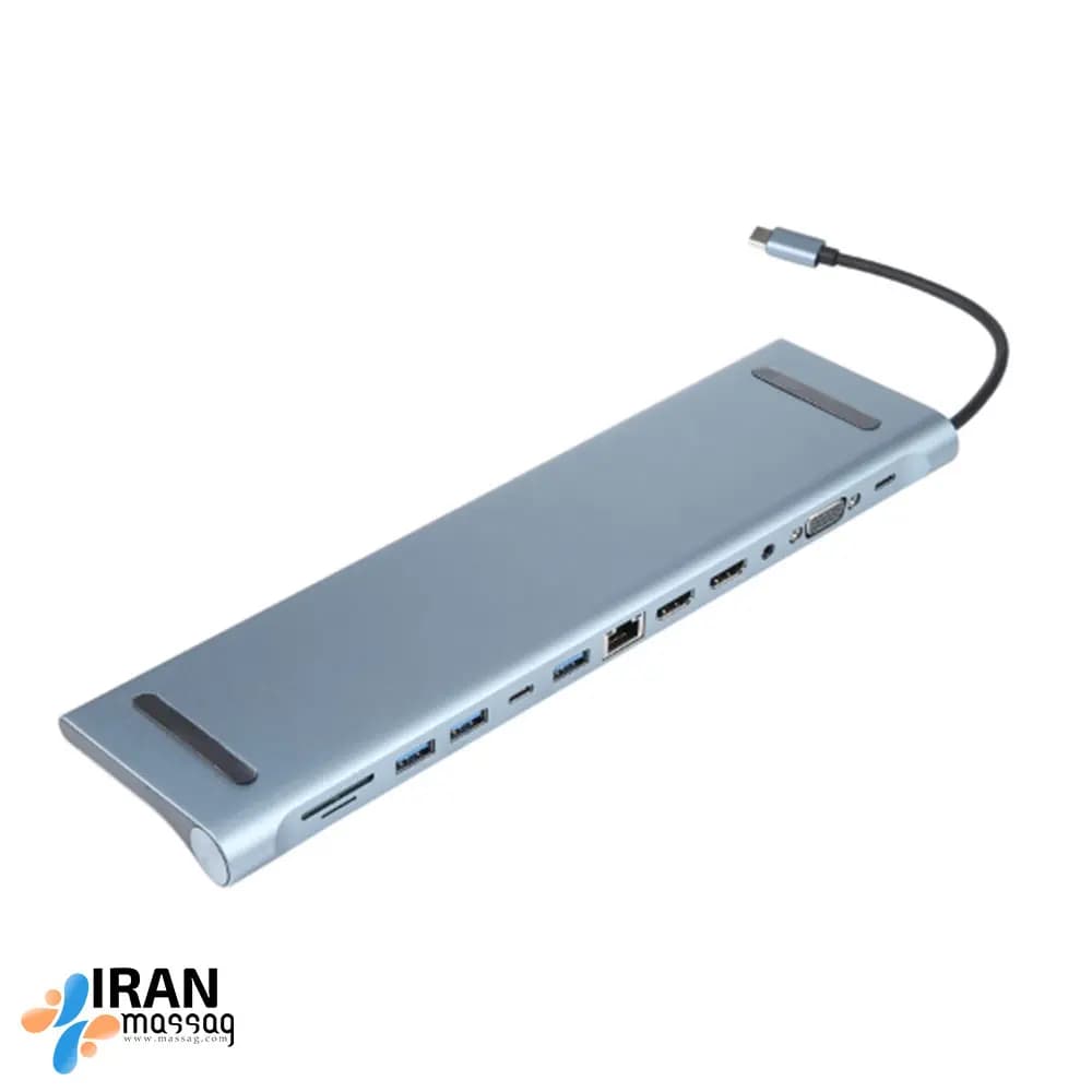 هاب و تبدیل 12پورت مدل BYL-2003U2 | شارژ سریع