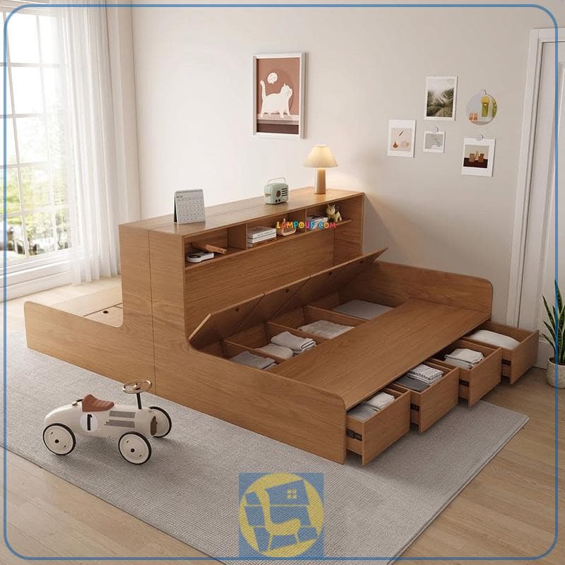 تخت خواب یک نفره دوقلو SBJ326 — تصویر ۲